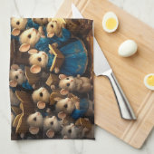 Church Mouse Choir Geschirrtuch (Viertel Falte)