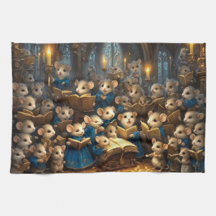 Church Mouse Choir Geschirrtuch