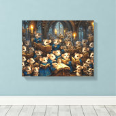 Church Mouse Choir Leinwanddruck (Insitu (Holzboden))