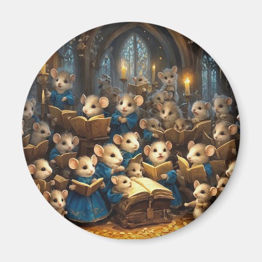 Church Mouse Choir Magnet (Vorne)