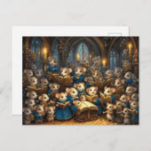 Church Mouse Choir Postkarte (Vorne/Hinten)