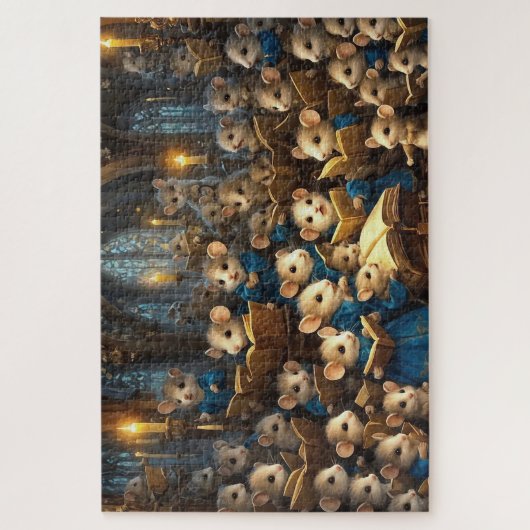 Church Mouse Choir Puzzle (Vertikal)