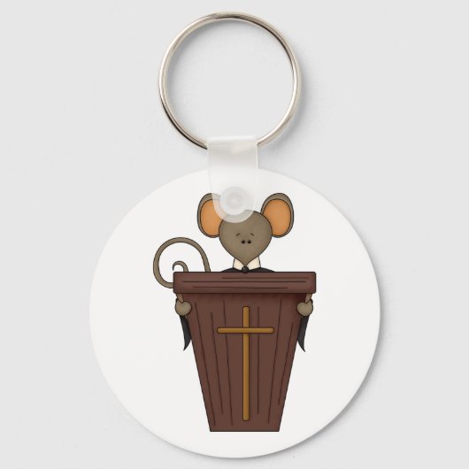 Church Mouse Schlüsselanhänger (Rückseite)