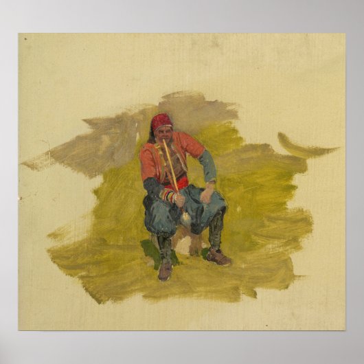 Church - Near East Man Donkey 1868 Poster (Vorne)