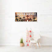Church Oaster Service Time Banner (Insitu)
