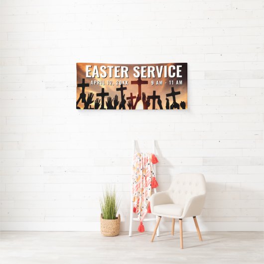 Church Oaster Service Time Banner (Insitu)