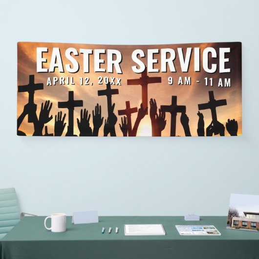 Church Oaster Service Time Banner (Messe)