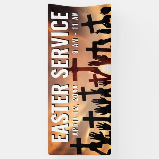 Church Oaster Service Time Banner (Vertikal)