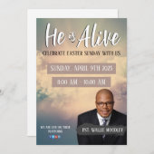 Church Oaster Sunday Service Flyer Einladung (Vorne/Hinten)