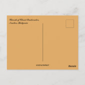 Church of Christ Pantocrator Nesebar Bulgaria Postkarte (Rückseite)