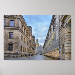 Church of Our Lady Dome, Dresden, Deutschland Poster