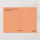 Church of the Blessed Trinity Gervyaty Belarus Postkarte (Rückseite)