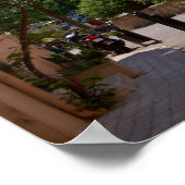 Church of Tourrettes-sur-Loup in Frankreich Poster (Ecke)