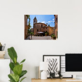 Church of Tourrettes-sur-Loup in Frankreich Poster (Heimbüro)