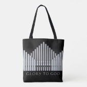 Church Organist All-Over-Print-Tasche, Schulter-Ta Tasche (Rückseite)