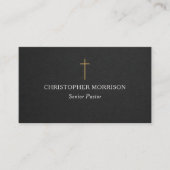 Church Pastor QR Code Visitenkarte (Vorderseite)