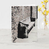 Church Pew Karte (Gelbe Blume)