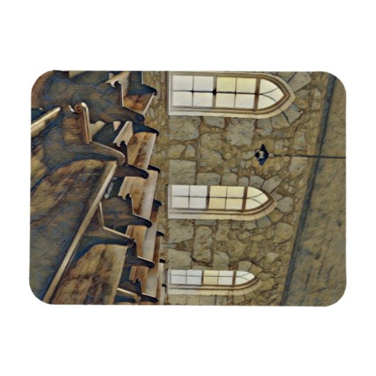 Church Pew Magnet (Horizontal)