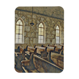 Church Pew Magnet