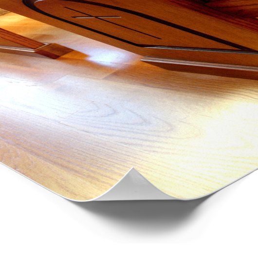 Church Pews Poster (Ecke)