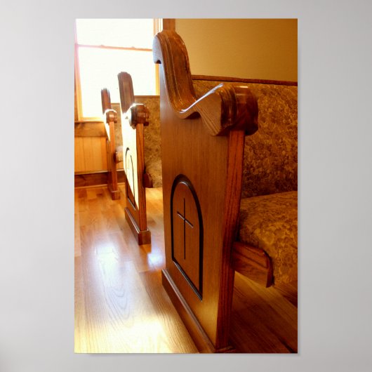 Church Pews Poster (Vorne)