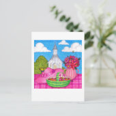 Church Picnic Inspiration Postcard Postkarte (Stehend Vorderseite)