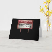 Church Relboard Signs Christlich Joke Schauspiel Karte (Gelbe Blume)
