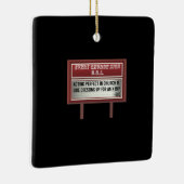 Church Relboard Signs Christlich Joke Schauspiel Keramikornament (Rechts)