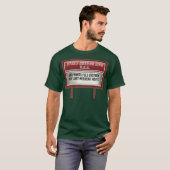 Church Relboard Signs Funny Christliche Redewendun T-Shirt (Vorne ganz)