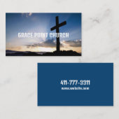 Church Religion Business Card Visitenkarte (Vorne/Hinten)