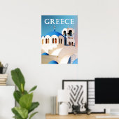 Church Roof and Bell Tower Griechenland Poster (Heimbüro)