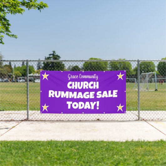 Church Rummage Sale Banner (Insitu)