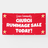Church Rummage Sale! Benutzerdefinierter Banner (Horizontal)