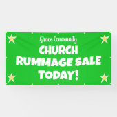 Church Rummage Sale! Benutzerdefinierter Banner (Horizontal)