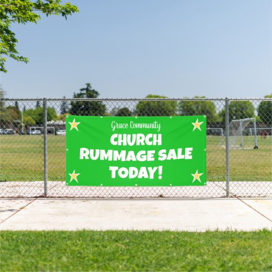 Church Rummage Sale! Benutzerdefinierter Banner (Insitu)
