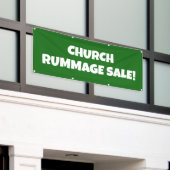 Church Rummage Sale! Bright Banner (Äußeres Gebäude)