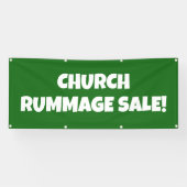 Church Rummage Sale! Bright Banner (Horizontal)