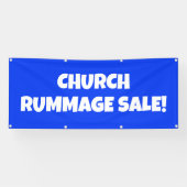 Church Rummage Sale! Bright Banner (Horizontal)