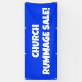 Church Rummage Sale! Bright Banner (Vertikal)