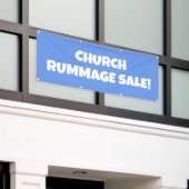 Church Rummage Sale! Bright Banner (Äußeres Gebäude)
