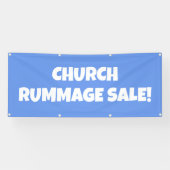 Church Rummage Sale! Bright Banner (Horizontal)
