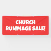 Church Rummage Sale! Bright Banner (Horizontal)