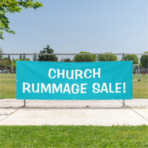Church Rummage Sale! Großer Banner