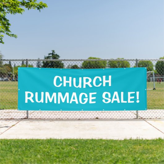 Church Rummage Sale! Großer Banner (InSitu)