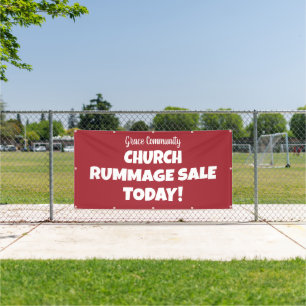 Church Rummage Sale! Personalisierter Banner