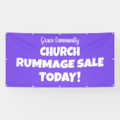 Church Rummage Sale! Personalisierter Banner (Horizontal)