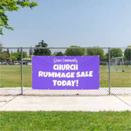 Church Rummage Sale! Personalisierter Banner