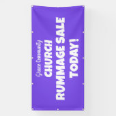 Church Rummage Sale! Personalisierter Banner (Vertikal)