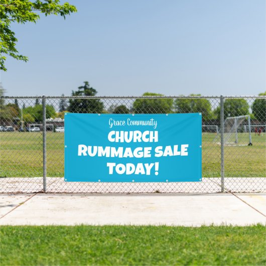 Church Rummage Sale! Personalisierter Banner (Insitu)