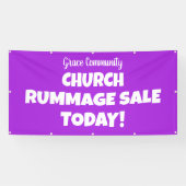 Church Rummage Sale! Personalisierter Banner (Horizontal)